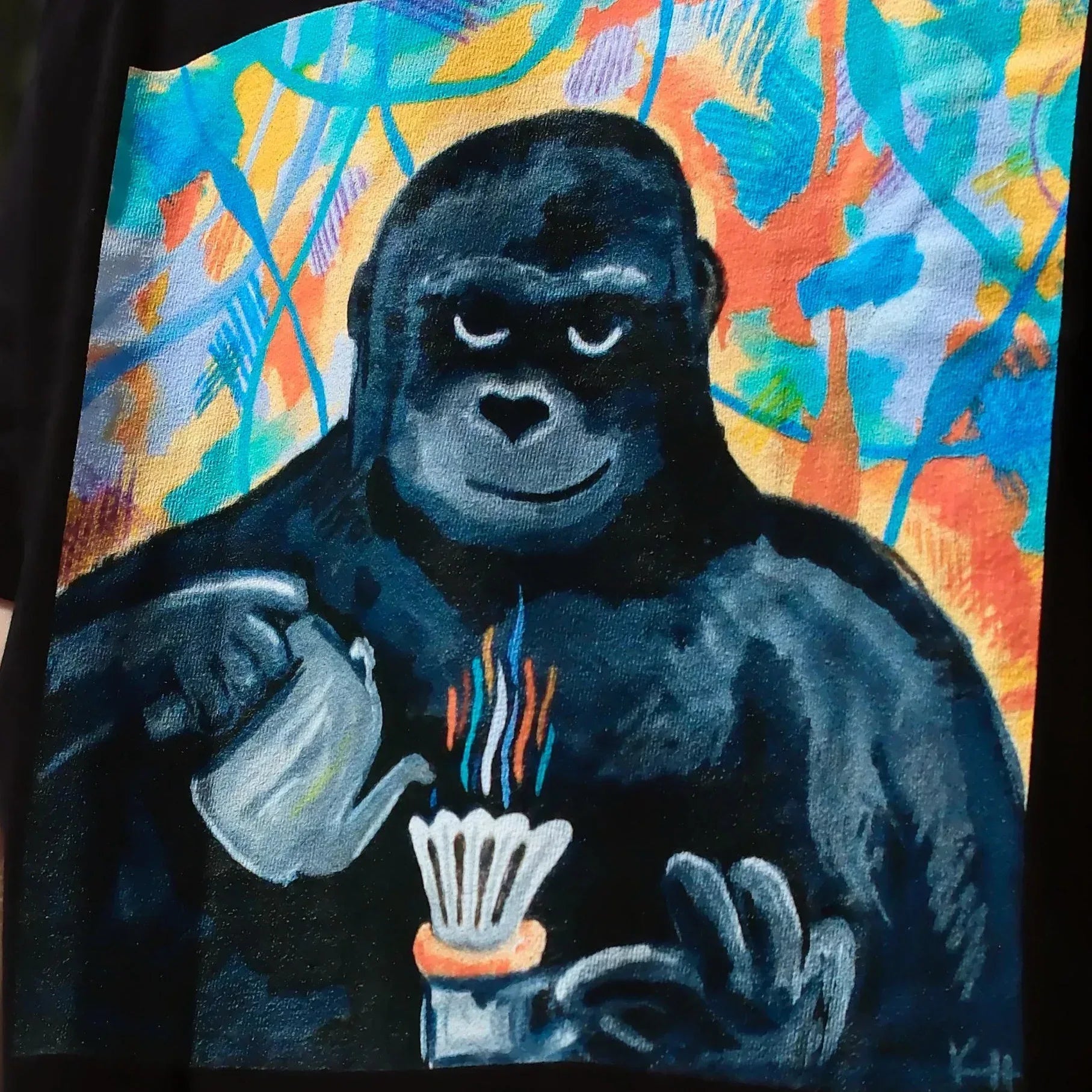 T-Shirt „Pour Over Gorilla“ - Cross River Coffee